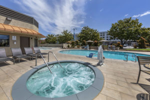 Pool and Hot Tub area