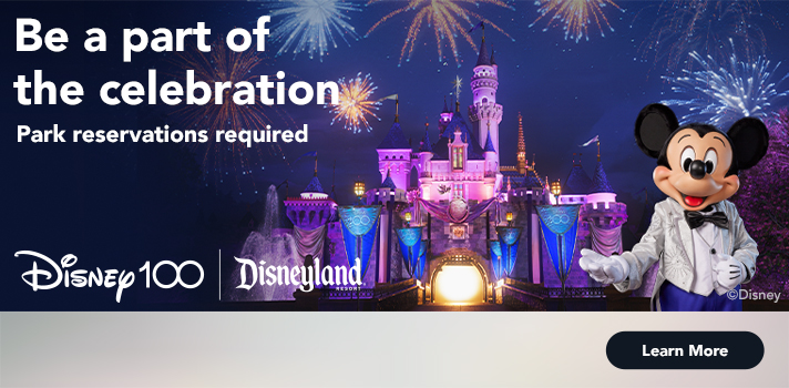 Be a part of the Disneyland 100 Celebration (Park reservations required).