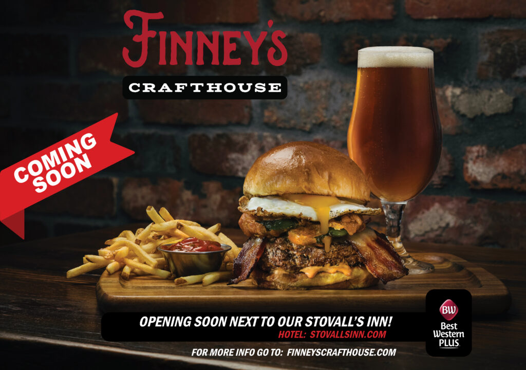 Finney's Restaurant opening soon banner