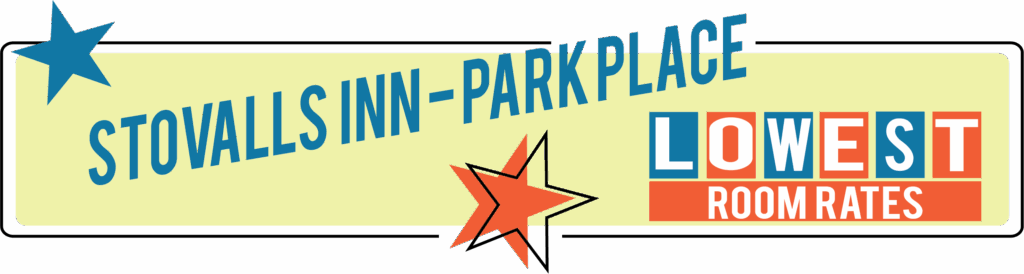 Stovall's Inn - Park Place - lowest room rates banner