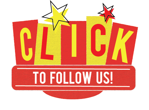 "click to follow us" banner. This links to our Facebook page.