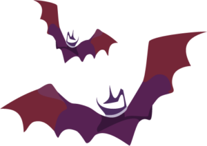 graphic of bats