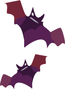 Graphic of bats