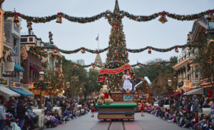A Christmas Fantasy Parade at Disneyland