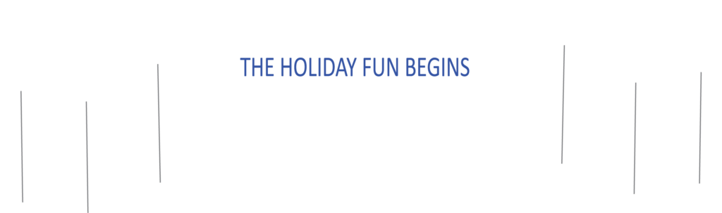 "Holiday fun begins November 13" graphic